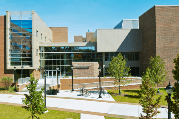 Healthcare and life sciences building.