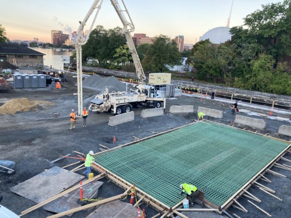 Self performing work image, preparing to pour concrete.