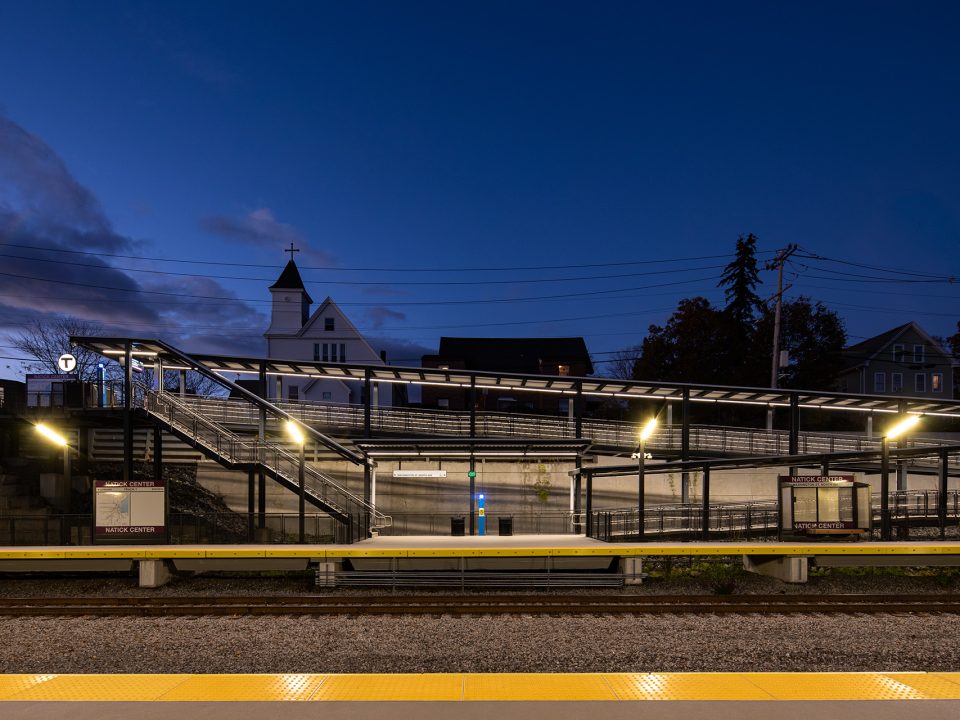 MBTA Natick Center Commuter Rail Station