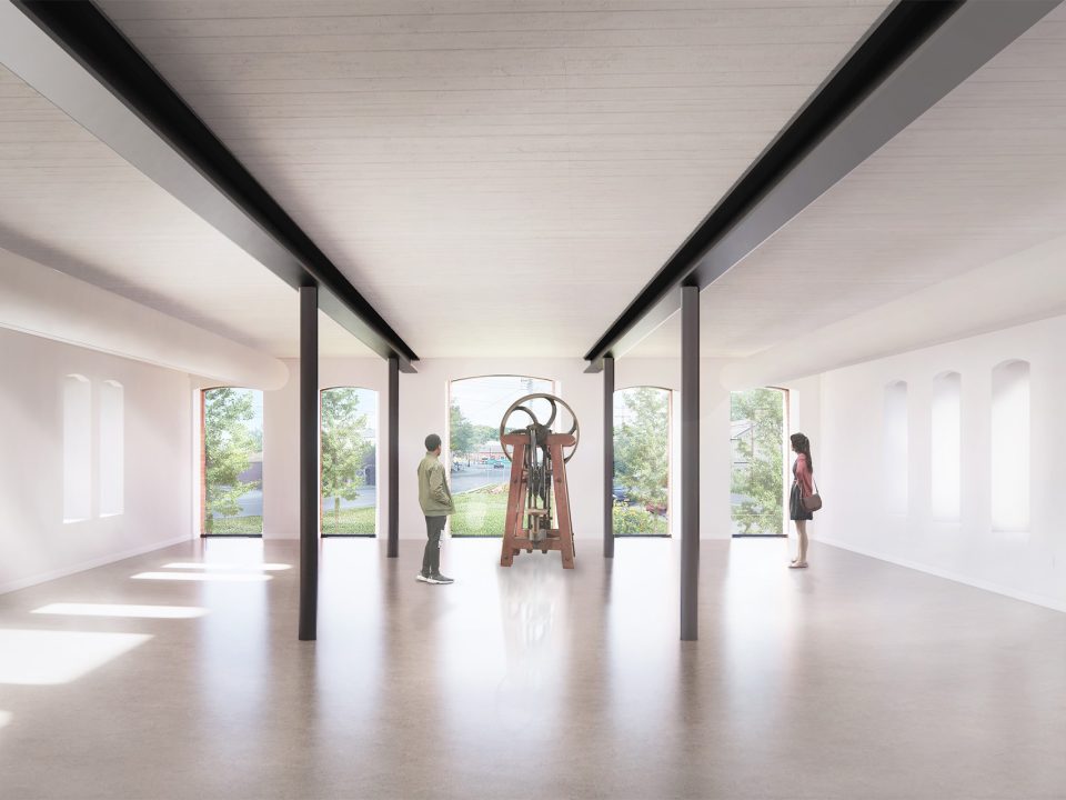 Shaker Museum Interior Exhibition Space First Floor Rendering