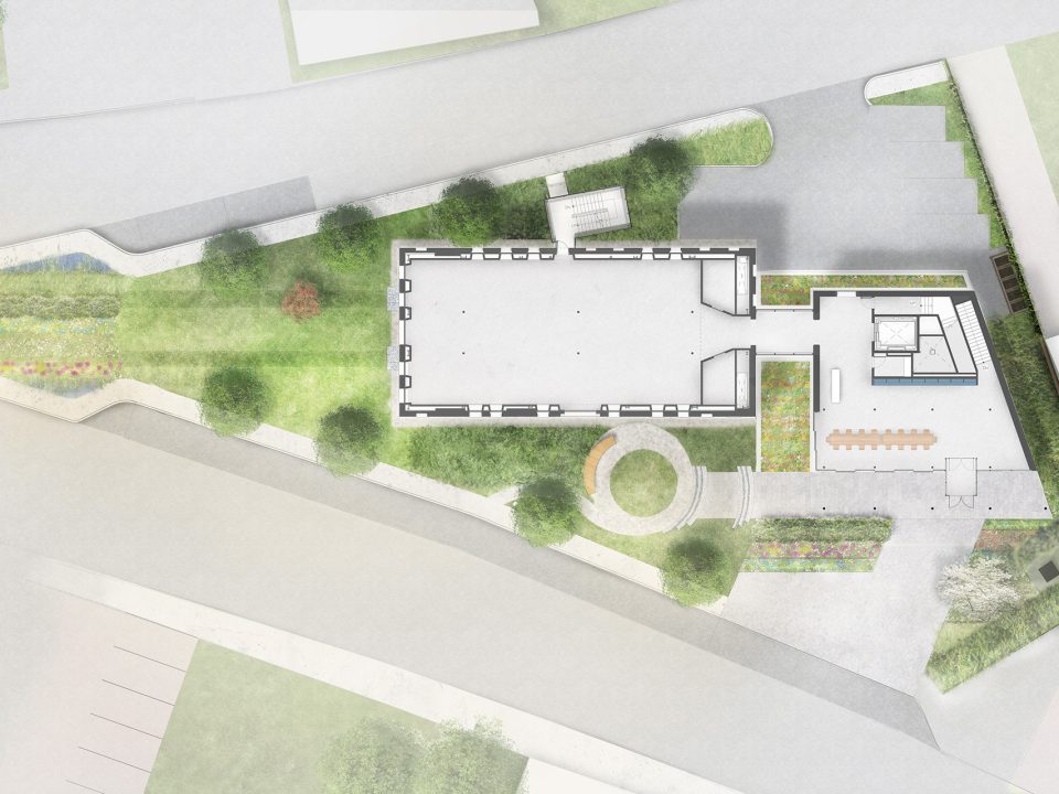 Shaker Museum Landscape Site Plan Rendering