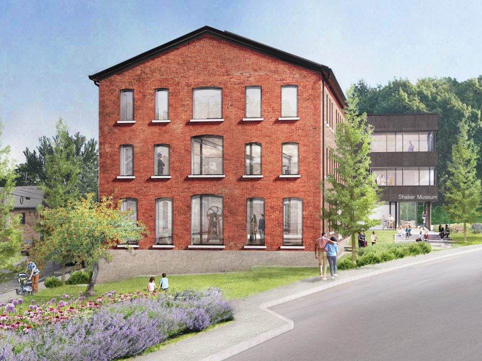 Shaker Museum West Facade Rendering