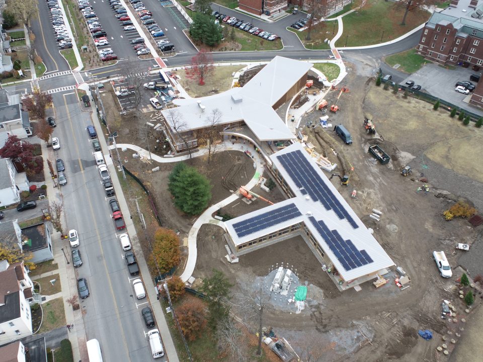 Vassar Bartlett Center Progress Drone