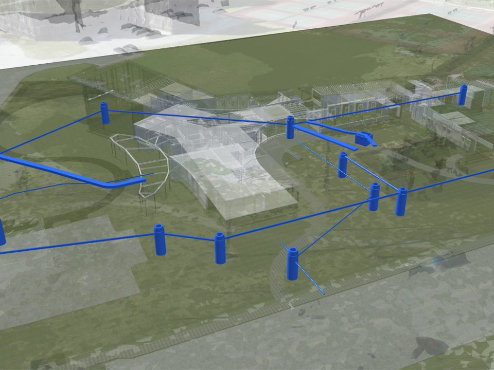 Vassar Bartlett Center Site Civil Revit Model