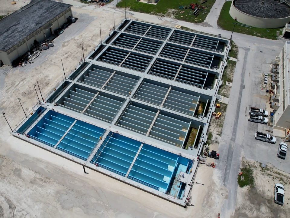 Miami-Dade South District WWTP Chlorine Contact Tank